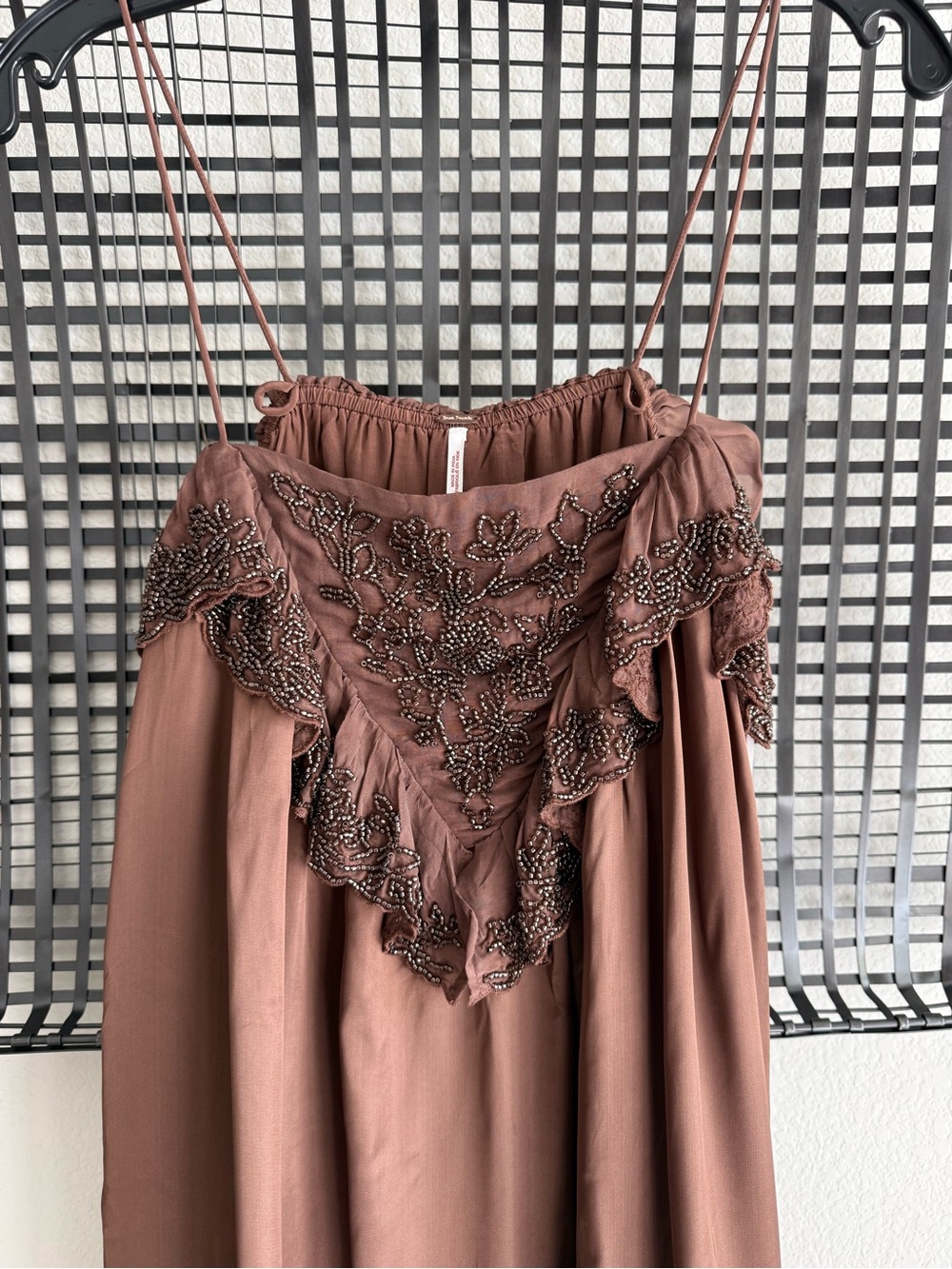 Free people Marquita dress pinecone brown - Picture 3 of 8